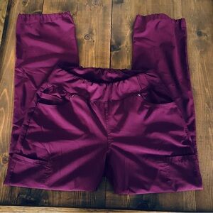 Cherokee maroon scrub pants